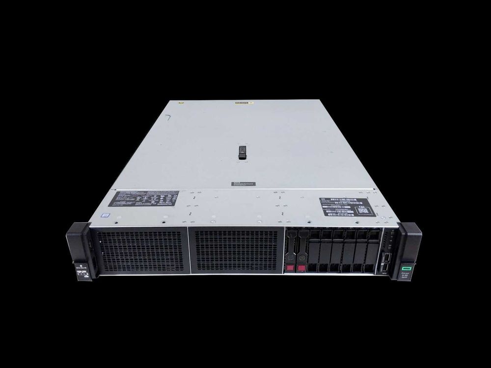 HPE DL380 Gen10 | 2x Intel 6244 | 64GB | 2 x 150GB SSD + 2 x 1.2TB | 2 x Fontes